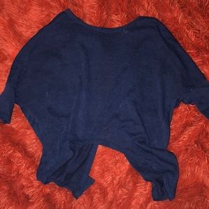 BOGO flowy navy shirt